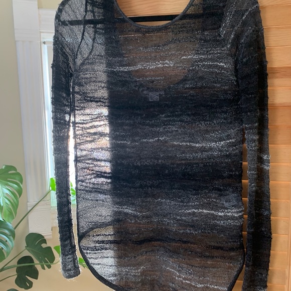 Black and gray Helmut Lang sweater - Picture 2 of 3